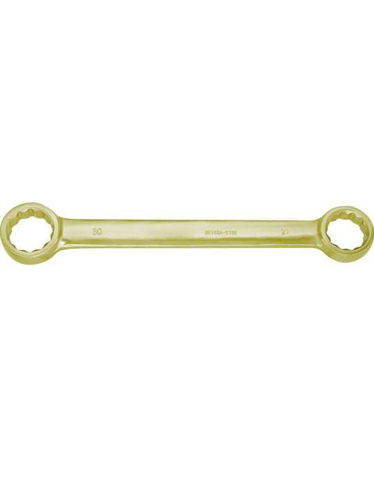 Llave de estrella plana antichispa Cu-Be 8 x 10 mm ALYCO