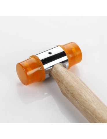 Martillo bocas PVC 35 mm mango madera ALYCO ORANGE 2