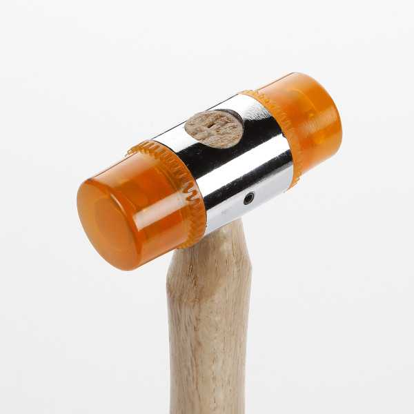Martillo bocas PVC 35 mm mango madera ALYCO ORANGE