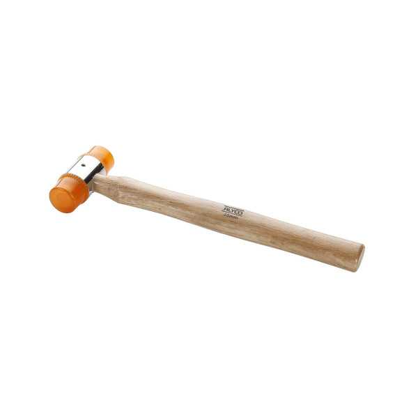 Martillo bocas PVC 40 mm mango madera ALYCO ORANGE