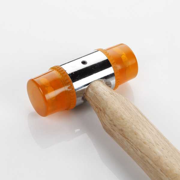 Martillo bocas PVC 40 mm mango madera ALYCO ORANGE