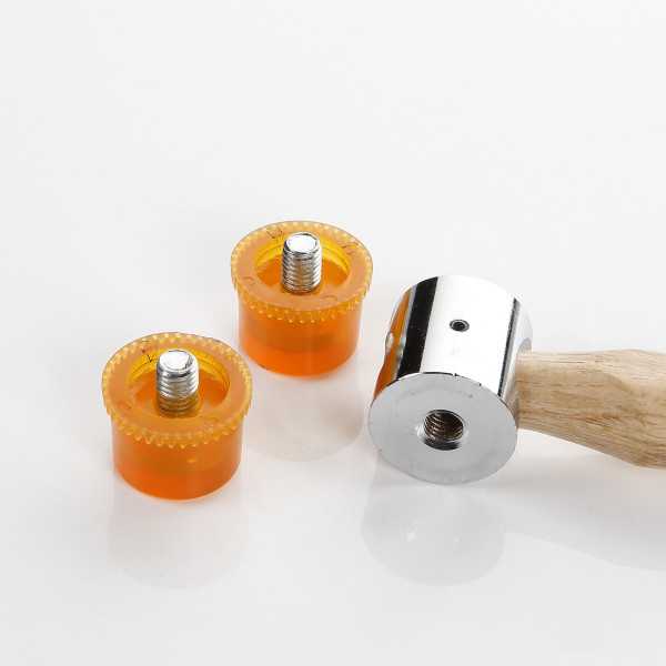 Martillo bocas PVC 40 mm mango madera ALYCO ORANGE
