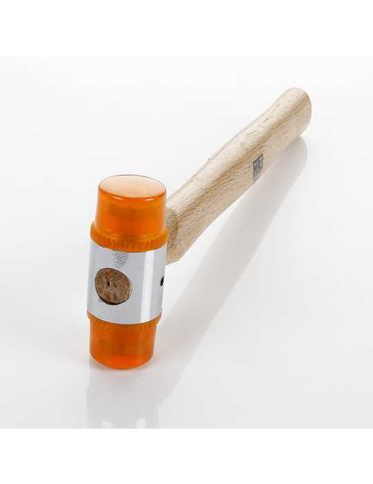 Martillo bocas PVC 40 mm mango madera ALYCO ORANGE