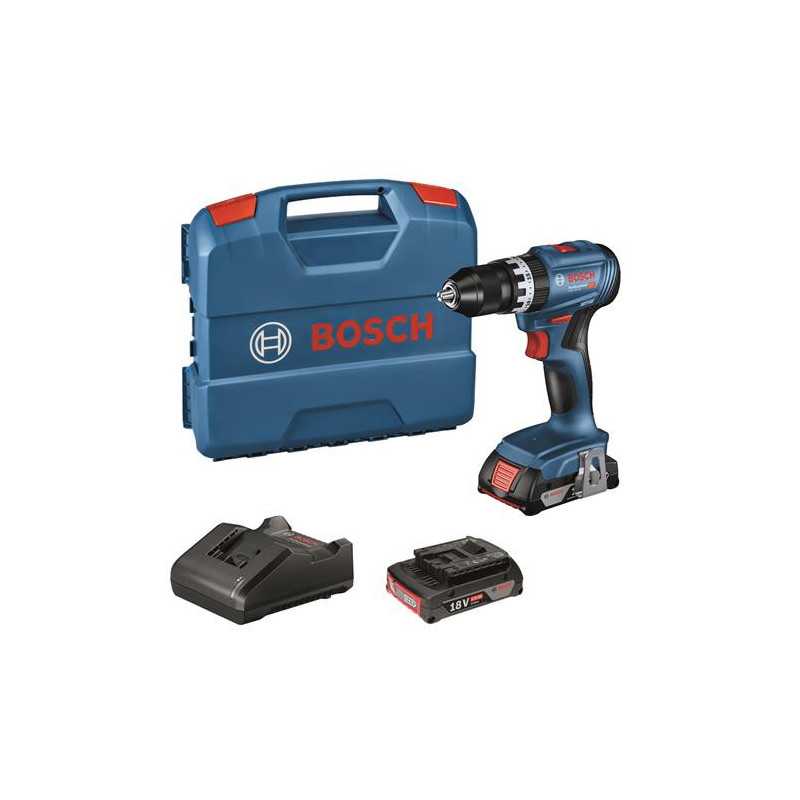 Kit taladro BOSCH percutor bateria GSB 18v-45 profesionaL