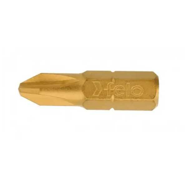 Punta Atornillador Phillips Titanio C6,3x25 mm PH3 100 pcs FELO