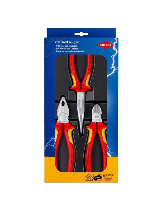 Juego de Alicates Aislados KNIPEX