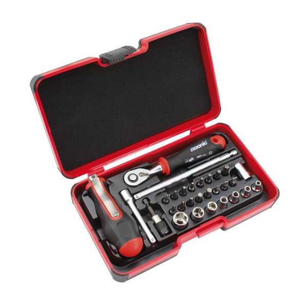 Juego de Varillas Intercambiables y Carraca Smart EVO 29 pcs SL/PH/PZ/TORX/HEX/SW/BH/MS FELO