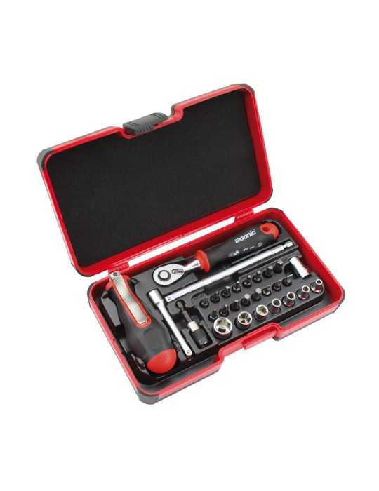 Juego de Varillas Intercambiables y Carraca Smart EVO 29 pcs SL/PH/PZ/TORX/HEX/SW/BH/MS FELO