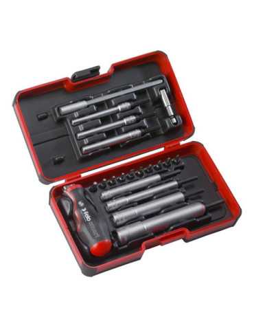 Juego de Varillas Intercambiables Smart EVO M-Tec 20 pcs SL/PH/PZ/TORX/SW/BH FELO