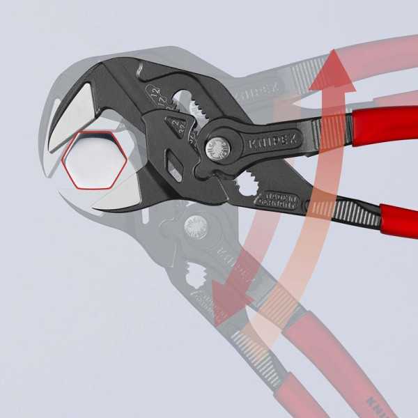 Tenaza Llave con Mangos Recubiertos de Plástico 300 mm KNIPEX