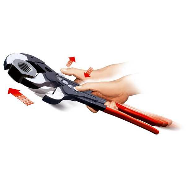 Tenaza Pico Loro COBRA XXL con Mangos Recubiertos de Plástico 560 mm KNIPEX