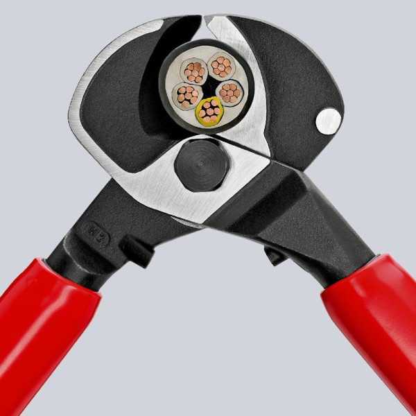 Alicate Cortacables para Uso con 2 Manos con Mangos Aislados por Inmersión 500 mm KNIPEX
