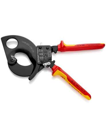 Cortacables de Carraca con Mangos Bicomponentes Aislados 280 mm KNIPEX 2