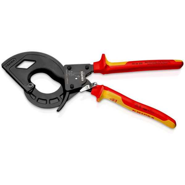 Cortacables de Carraca con Mangos Bicomponentes Aislados 320 mm KNIPEX