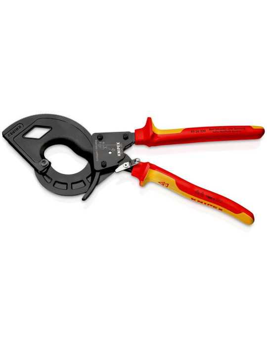 Cortacables de Carraca con Mangos Bicomponentes Aislados 320 mm KNIPEX