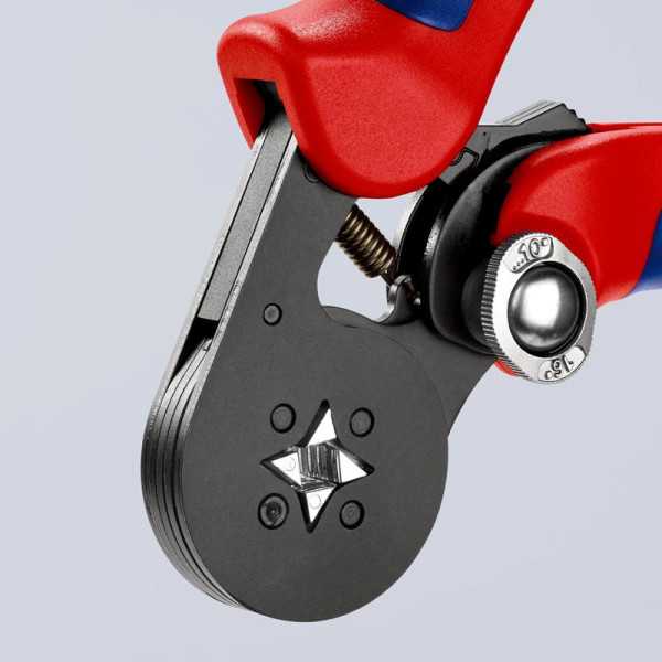 Crimpadora Autoajustable para Punteras Huecas 180 mm KNIPEX