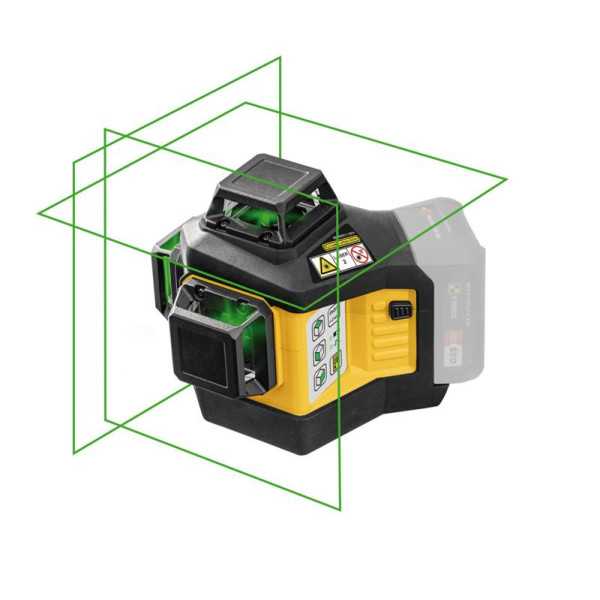 Láser multi-línea LAX 600 G sistema 12 V set 5 piezas sin batería ni cargador STABILA