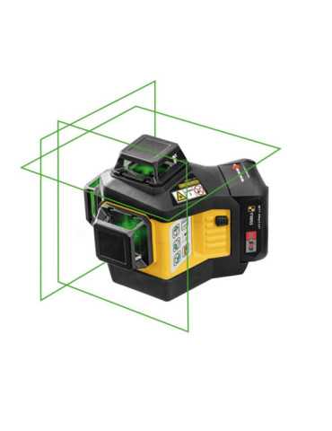 Láser multi-línea LAX 600 G sistema 12 V set 7 piezas con batería y cargador UE STABILA