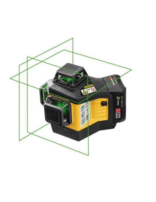 Láser multi-línea LAX 600 G sistema 12 V set 7 piezas con batería y cargador UE STABILA