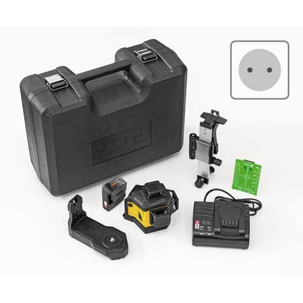 Láser multi-línea LAX 600 G sistema 12 V set 7 piezas con batería y cargador UE STABILA