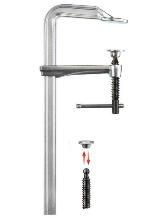 Tornillo de Apriete de Acero Forjado GZ-K 1250 mm BESSEY