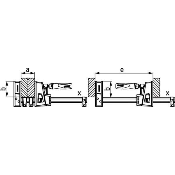 Tornillo apriete KORPUS REVO KRE 2000 mm BESSEY