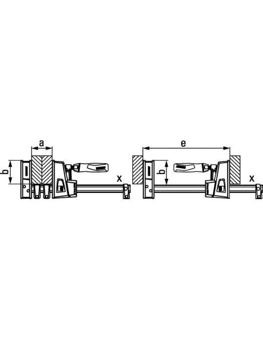 Tornillo apriete KORPUS REVO KRE 2000 mm BESSEY
