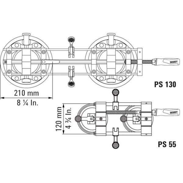 Elemento sujeción montaje encimeras PS130 BESSEY