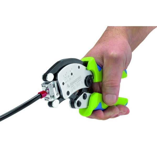 Crimpadora Autoajustable Twistor 16 para Punteras Huecas de 0,14 hasta 16mm2 RENNSTEIG