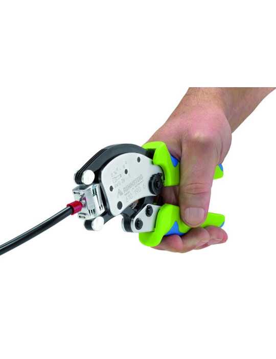 Crimpadora Autoajustable Twistor 16 para Punteras Huecas de 0,14 hasta 16mm2 RENNSTEIG