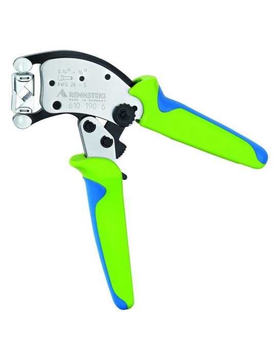 Crimpadora Autoajustable Twistor 16 para Punteras Huecas de 0,14 hasta 16mm2 RENNSTEIG
