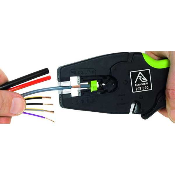 Pelacables Autoajustable MultiStrip 10 hasta 10mm2 RENNSTEIG
