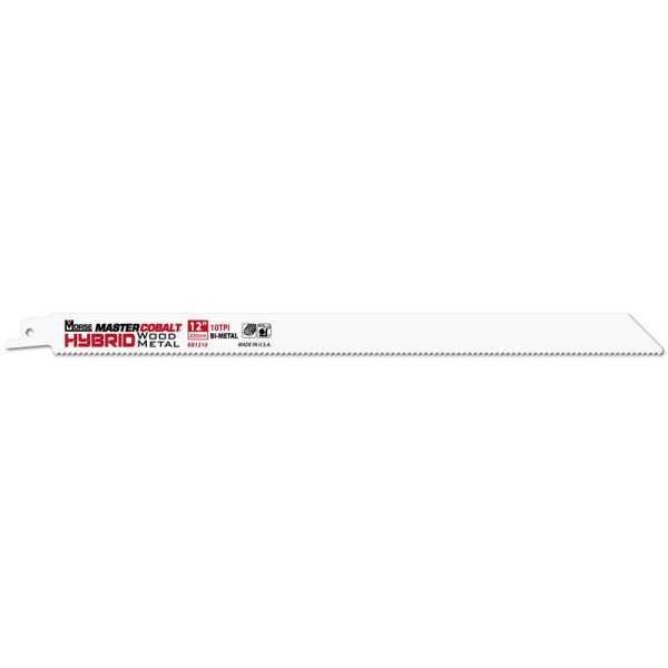 Sierras de Sable para Metal MASTER COBALT Hybrid 12" 035 10T 50PK MORSE