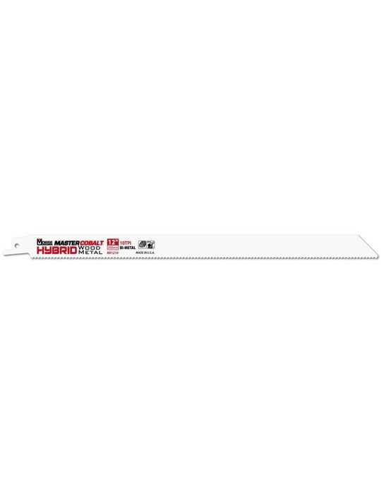 Sierras de Sable para Metal MASTER COBALT Hybrid 12" 035 10T 50PK MORSE