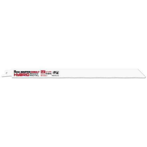 Sierras de Sable para Metal MASTER COBALT Hybrid 12" 050 8/12 50PK MORSE