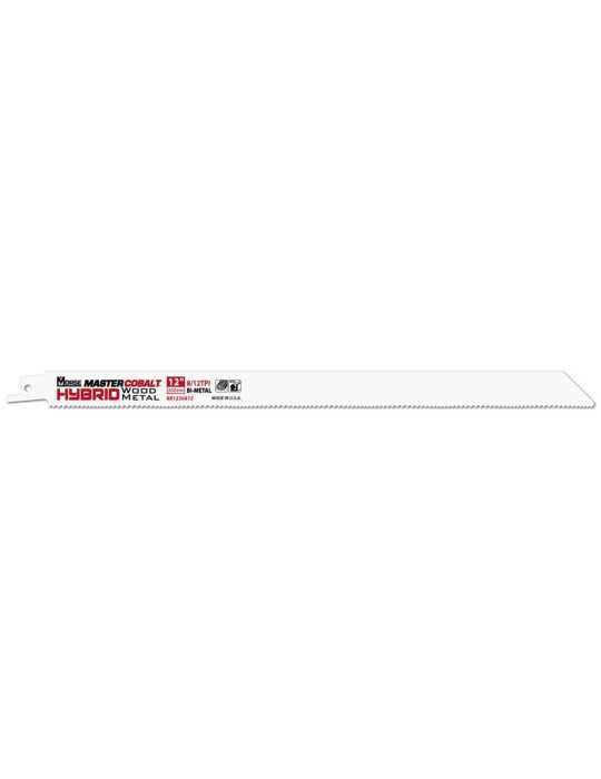 Sierras de Sable para Metal MASTER COBALT Hybrid 12" 050 8/12 50PK MORSE
