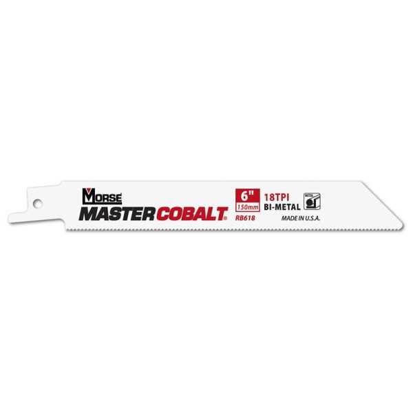 Sierras de Sable para Metal MASTER COBALT 6" 035 18T 50PK MORSE
