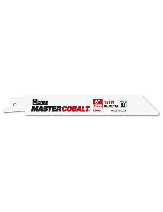 Sierras de Sable para Metal MASTER COBALT 6" 035 18T 50PK MORSE