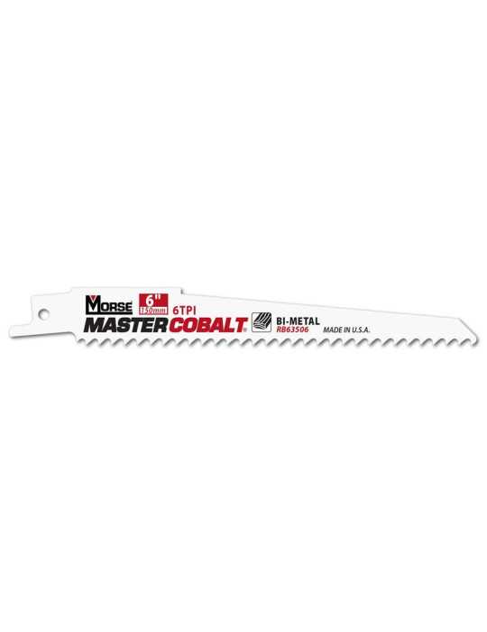 Sierras de Sable para Madera MASTER COBALT 6" 035 6T 50PK MORSE