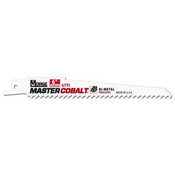 Sierras de Sable para Madera MASTER COBALT 6" 050 6T 50PK MORSE