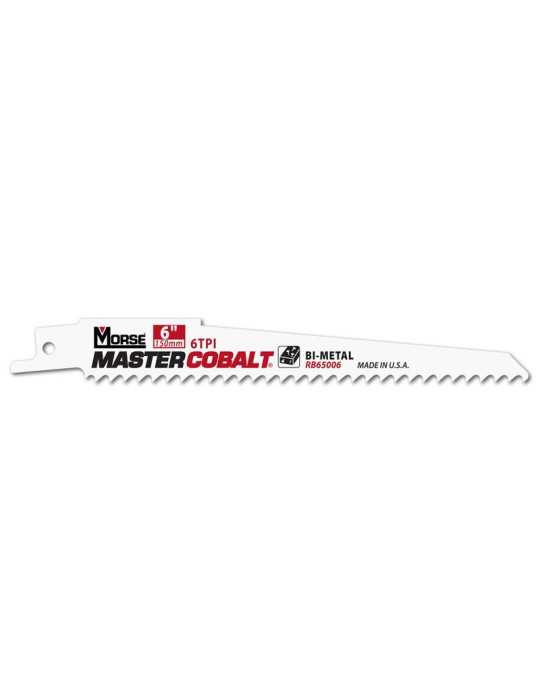 Sierras de Sable para Madera MASTER COBALT 6" 050 6T 50PK MORSE