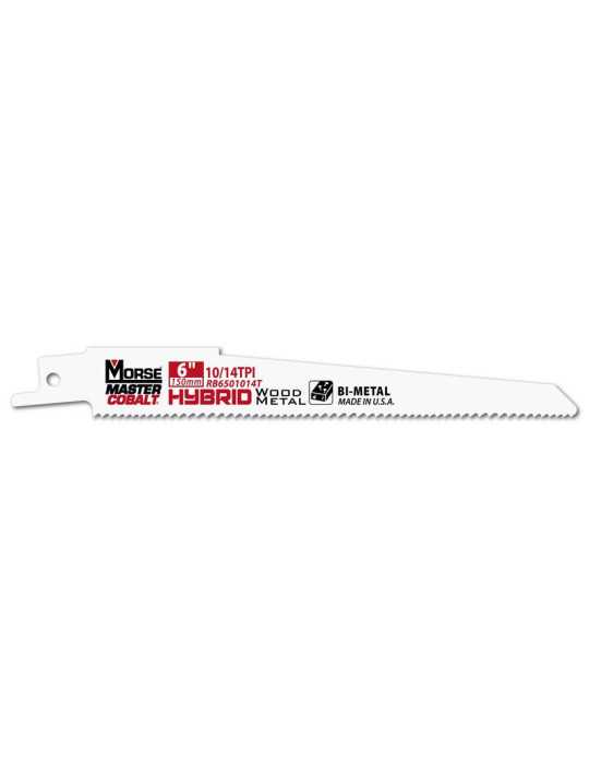 Sierras de Sable para Metal MASTER COBALT Hybrid 6" 050 10/14 50P MORSE