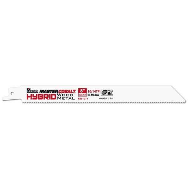 Sierras de Sable para Metal MASTER COBALT Hybrid 8" 035 10/14 50P MORSE