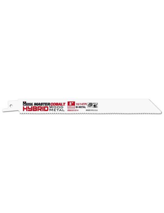 Sierras de Sable para Metal MASTER COBALT Hybrid 8" 050 10/14 50P MORSE