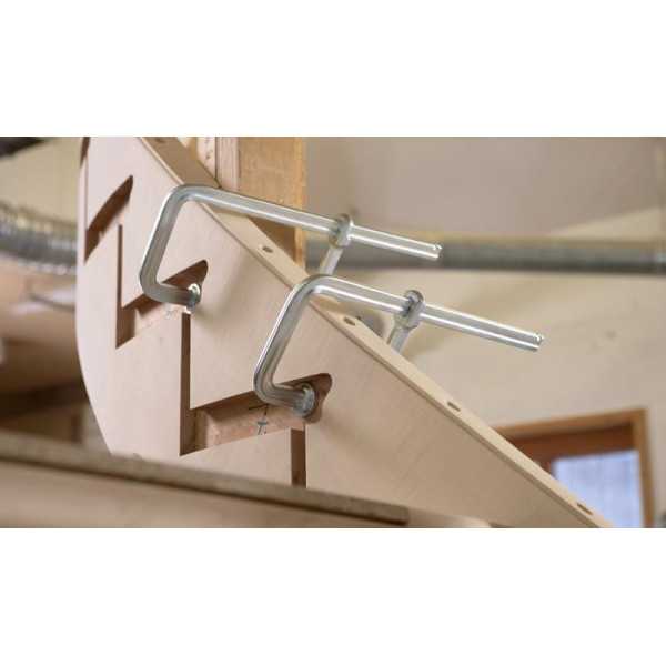 Tornillo de Apriete de Acero Forjado en U SGU30-14-10 BESSEY
