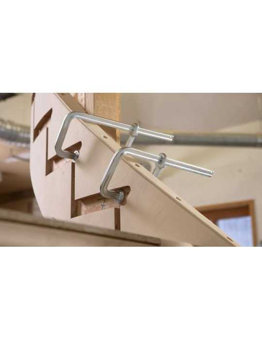 Tornillo de Apriete de Acero Forjado en U SGU30-14-10 BESSEY