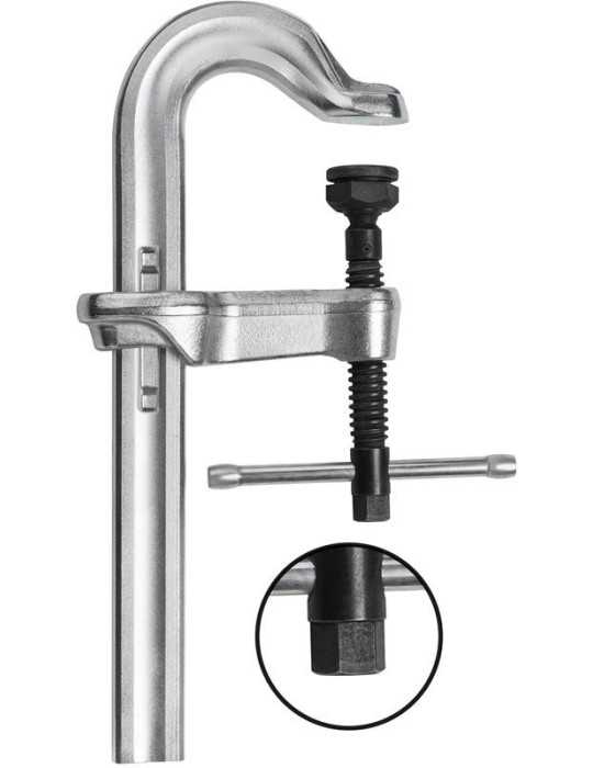 Tornillo de Apriete de Acero Forjado de Alta Potencia STBVC 350 mm BESSEY