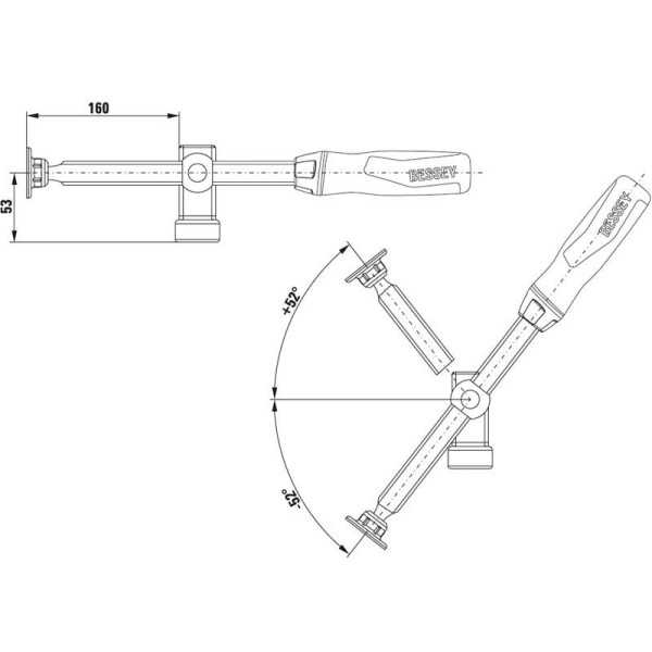 Mordaza bancos soldadura TW28AV BESSEY