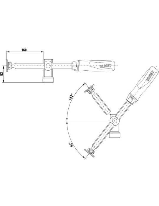 Mordaza bancos soldadura TW28AV BESSEY