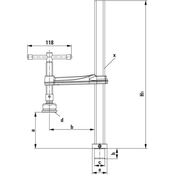 Mordaza bancos soldadura TWM28-30-12 BESSEY